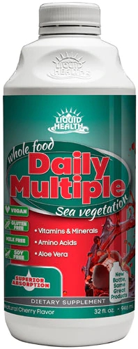 Comprar Liquid Health Whole Food Daily Multiple Sea Vegetation Natural Cherry -- 32 fl oz