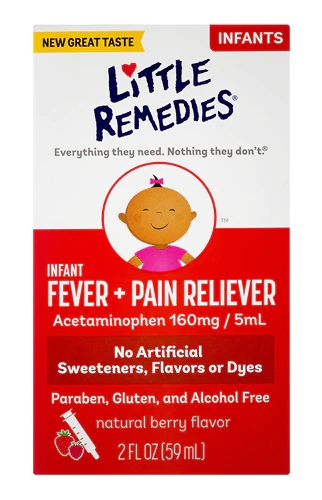 Comprar Little Remedies Infant Fever-Pain Reliever Natural Berry -- 2 fl oz