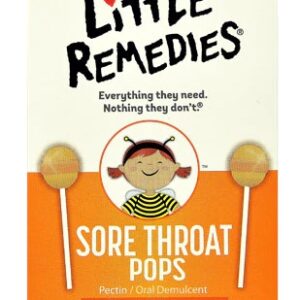 Little Remedies Sore Throat Pops Honey -- 10 Pops