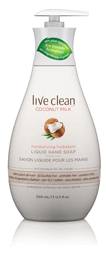 Live Clean Coconut Milk Moisturizing Hand Soap -- 17 fl oz
