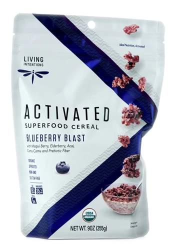 Comprar Living Intentions Organic Activated Superfood Cereal Blueberry Blast -- 9 oz