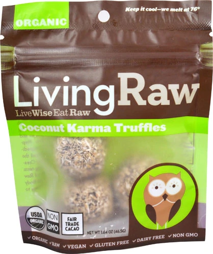 Comprar Living Raw Organic Truffles Gluten Free Coconut Karma -- 1.64 oz