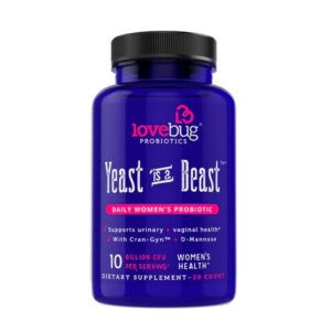 LoveBug Probiotics Yeast is a Beast™ -- 30 Tablets