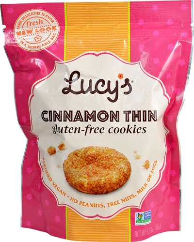 Comprar Lucy's Gluten Free Cookies Cinnamon Thin -- 5.5 oz
