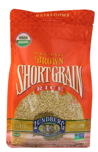 Lundberg Organic Short Grain Brown Rice -- 2 lbs