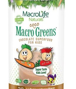 Macro Life Naturals Jr. Macro Coco-Greens for Kids Chocolate -- 7.1 oz
