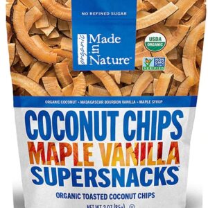 Made In Nature Organic Toasted Coconut Chips Maple Vanilla -- 3 oz