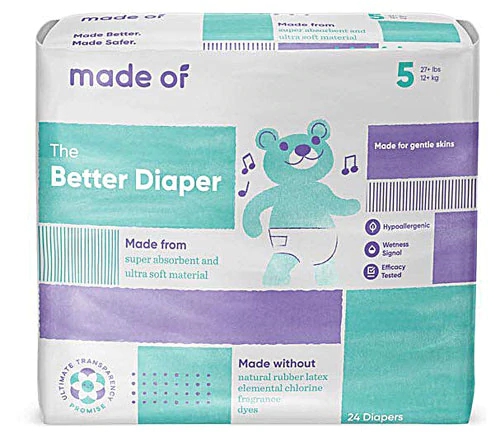 Comprar MADE OF Disposable Baby Diapers - Size 5 -- 24 Diapers