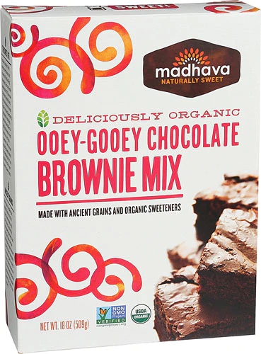 Comprar Madhava Organic Ooey-Gooey Chocolate Brownie Mix -- 18 oz