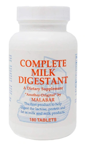 Comprar Malabar Complete Milk Digestant -- 180 Tablets