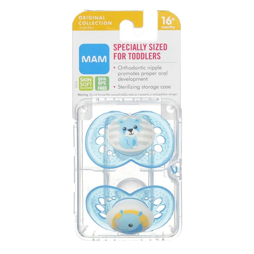 MAM Original 16+ Month Pacifier, Boy -- 2 Pacifier