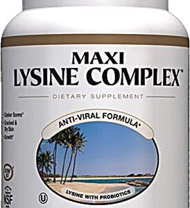 Maxi Health Kosher Maxi Lysine Complex with Probiotics -- 60 Capsules