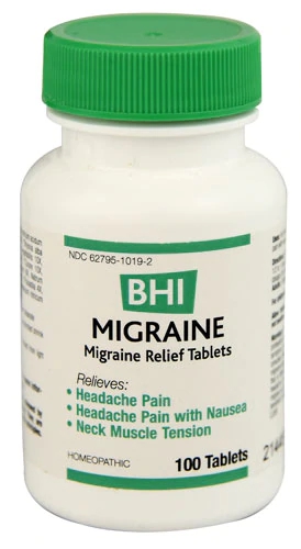 Comprar MediNatura BHI Migraine Relief -- 100 Tablets