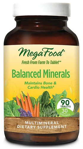 MegaFood Balanced Minerals -- 90 Tablets