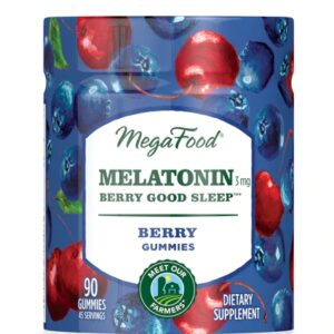 MegaFood Melatonin Good Sleep™ Berry -- 3 mg - 90 Gummies
