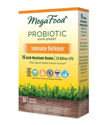 Comprar MegaFood Probiotic Immune Defense -- 20 billion cells - 30 Capsules