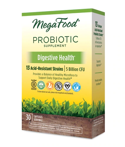 Comprar MegaFood Probiotic Supplement Digestive Health -- 5 billion CFU - 30 Capsules