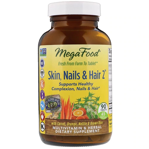 MegaFood Skin Nails & Hair 2™ -- 90 Tablets