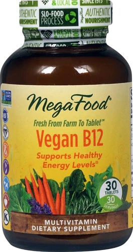 Comprar MegaFood Vegan B12™ -- 30 Tablets