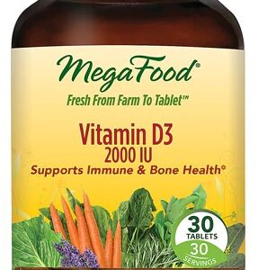 Comprar MegaFood Vitamin D3 -- 2000 IU - 30 Tablets