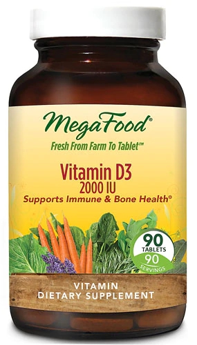 Comprar MegaFood Vitamin D3 -- 2000 IU - 90 Tablets