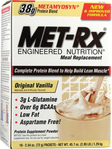 Comprar MET-Rx Engineered Nutrition® Meal Replacement Original Vanilla -- 18 Packets
