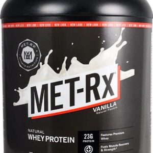 MET-Rx Natural Whey Protein Vanilla -- 5 lbs