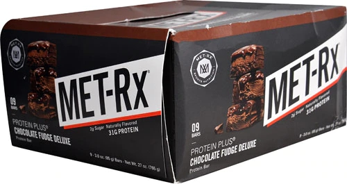 Comprar MET-Rx Protein Plus Bars® Chocolate Fudge Deluxe -- 9 Bars
