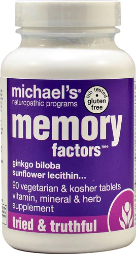 Michael's Naturopathic Programs Memory Factors™ -- 90 Vegetarian & Kosher Tablets