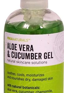 Mikanaturals Skincare Aloe Vera & Cucumber Gel -- 8 fl oz