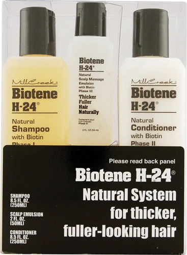 Mill Creek Biotene H-24® Tri-Pack Shampoo Conditioner Scalp Emulsion -- 1 Set