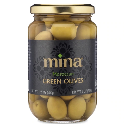 Comprar Mina Moroccan Green Olives Jar -- 12.5 oz