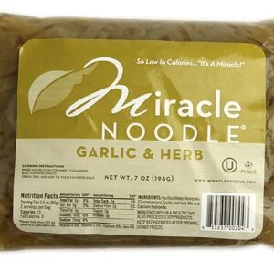 Miracle Noodle Shirataki Pasta Garlic & Herb -- 7 oz