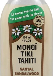 Monoi Tiare Tahiti Coconut Oil Santal Sandalwood -- 4 fl oz