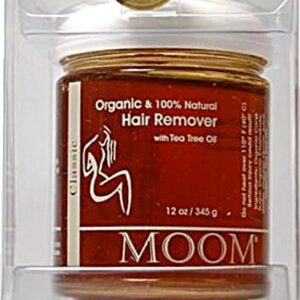 Moom Organic Hair Removal With Tea Tree Refill Jar -- 12 oz