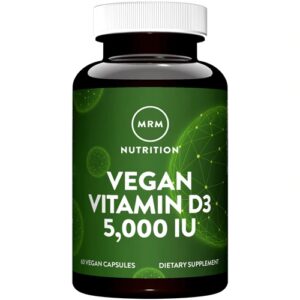 MRM Vegan Vitamin D3 -- 5000 IU - 60 Vegan Capsules
