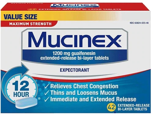 Comprar Mucinex Chest Congestion Maximum Strength 12 Hour Extended Release Tablets -- 42 Tablets