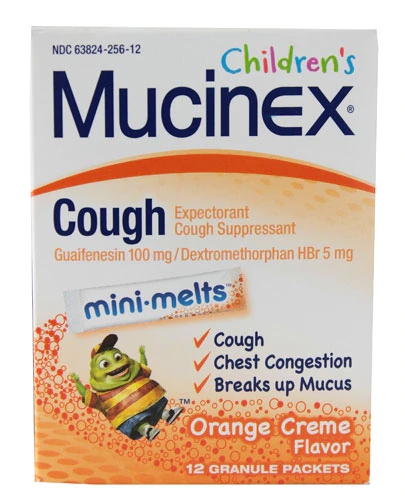 Comprar Mucinex Kids Chest Congestion Expectorant Mini Melts Orange Creme -- 12 Packets