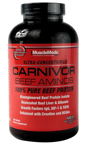 Comprar MuscleMeds Carnivor™ Beef Aminos -- 300 Tablets