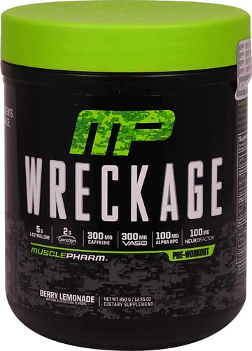 Comprar MusclePharm Wreckage™ Pre-Workout Berry Lemonade -- 25 Servings