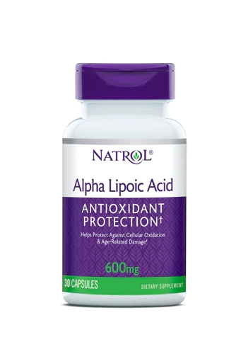Natrol Alpha Lipoic Acid -- 600 mg - 30 Capsules