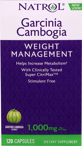 Natrol Garcinia Cambogia Weight Management -- 1000 mg - 120 Capsules