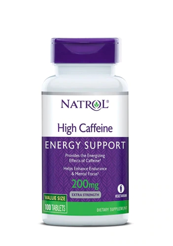 Comprar Natrol High Caffeine -- 200 mg - 100 Tablets