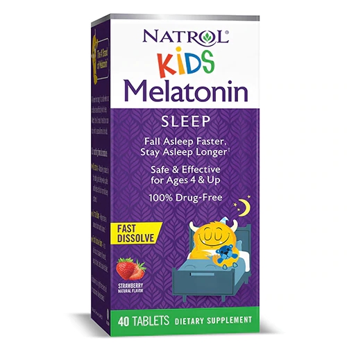 Comprar Natrol Kids Melatonin Fast Dissolve Tablets Strawberry -- 1 mg - 40 Tablets