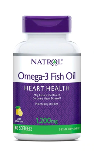 Comprar Natrol Omega-3 Fish Oil Lemon -- 1200 mg - 60 Softgels