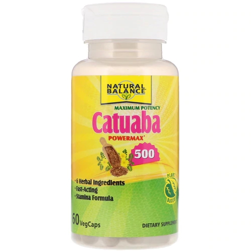 Comprar Natural Balance Catuaba Power Max 500 Maximum Potency -- 60 VegCaps