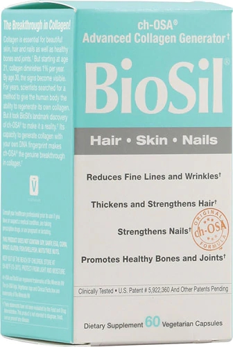 Natural Factors Biosil® -- 60 Vegetarian Capsules