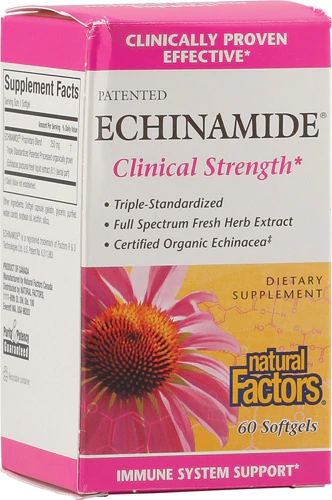 Comprar Natural Factors Echinamide® Clinical Strength -- 60 Softgels