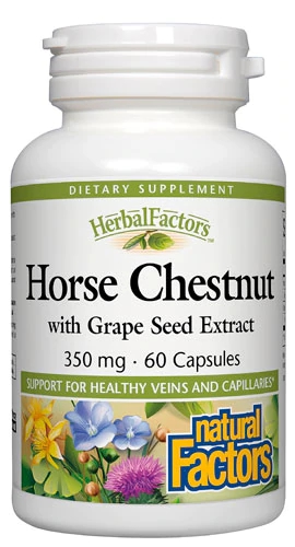 Comprar Natural Factors Horse Chestnut With Grape Seed Extract -- 350 mg - 60 Capsules