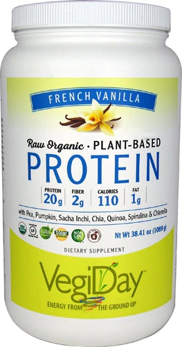 Comprar Natural Factors Raw Organic Plant-Based Protein Creamy Vanilla -- 38.41 oz
